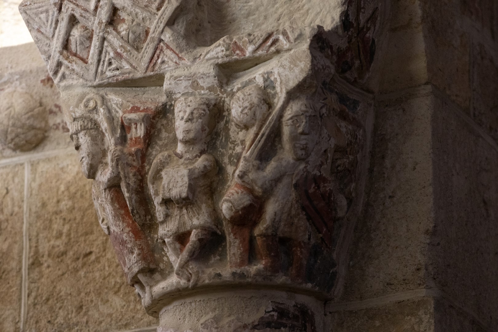 Capitel románico de la iglesia de San Cipriano, Zamora
